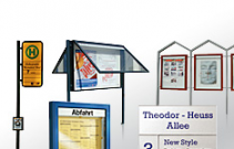 Vitrina / informacijska tabla reklamni pano